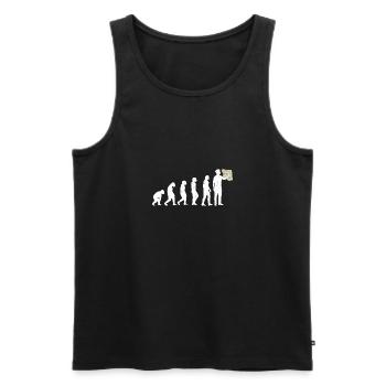 Mathematik Mathematiker Mathelehrer - Männer Premium Bio Tank Top - Schwarz - Vorne - Michal (187cm)
