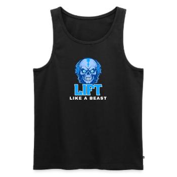 Lift Like A Beast - Men's Premium Organic Tank Top - black - Front - AI Model Male 178 light (178cm)