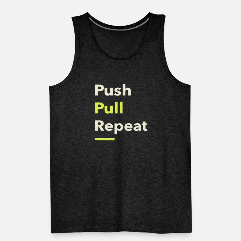 Push Pull Repeat Men's Premium Organic Tank Top