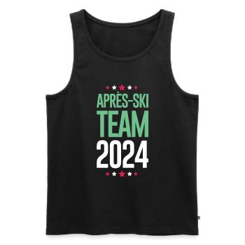 Vacances après-ski 2024 - Débardeur bio Premium Homme - noir - Devant - Michal (187cm)