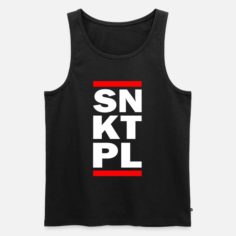 SNKTPL - Männer Premium Bio Tank Top - Schwarz