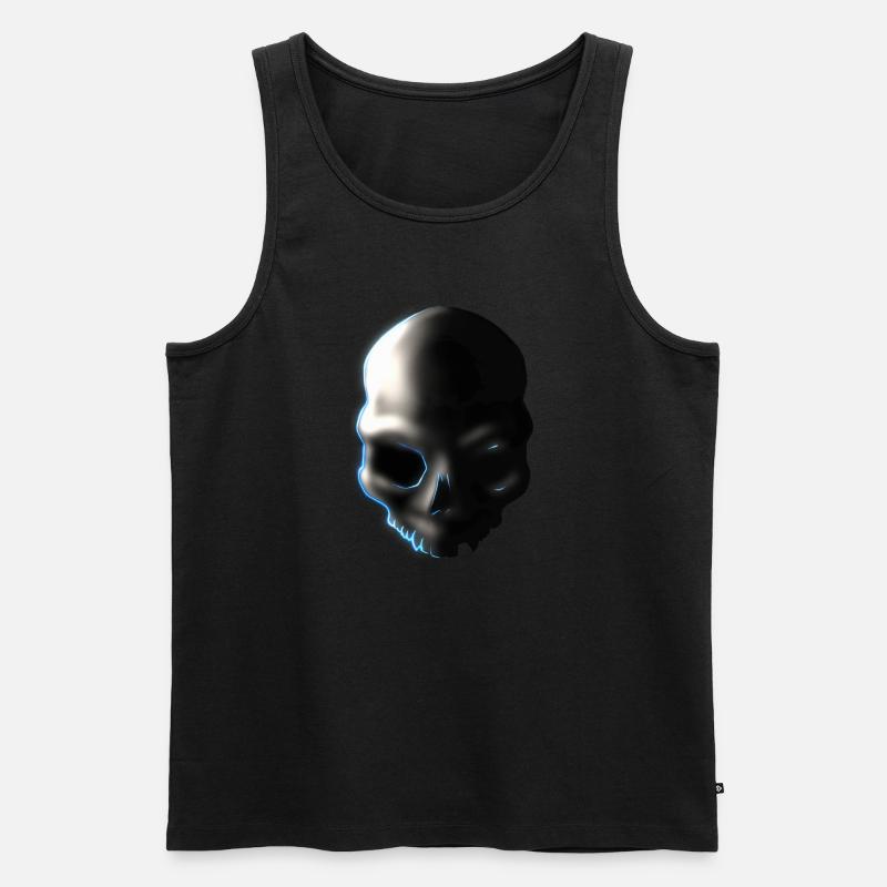 Schädel | Schädel - Männer Premium Bio Tank Top - Schwarz