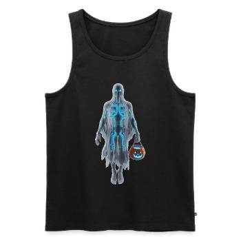 Digital Spirit - Men's Premium Organic Tank Top - black - Front - AI Model Male 178 light (178cm)