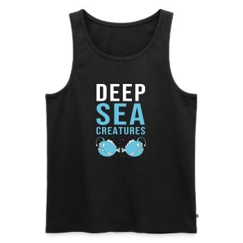 Frogfish - Men's Premium Organic Tank Top - black - Front - AI Model Male 178 light (178cm)
