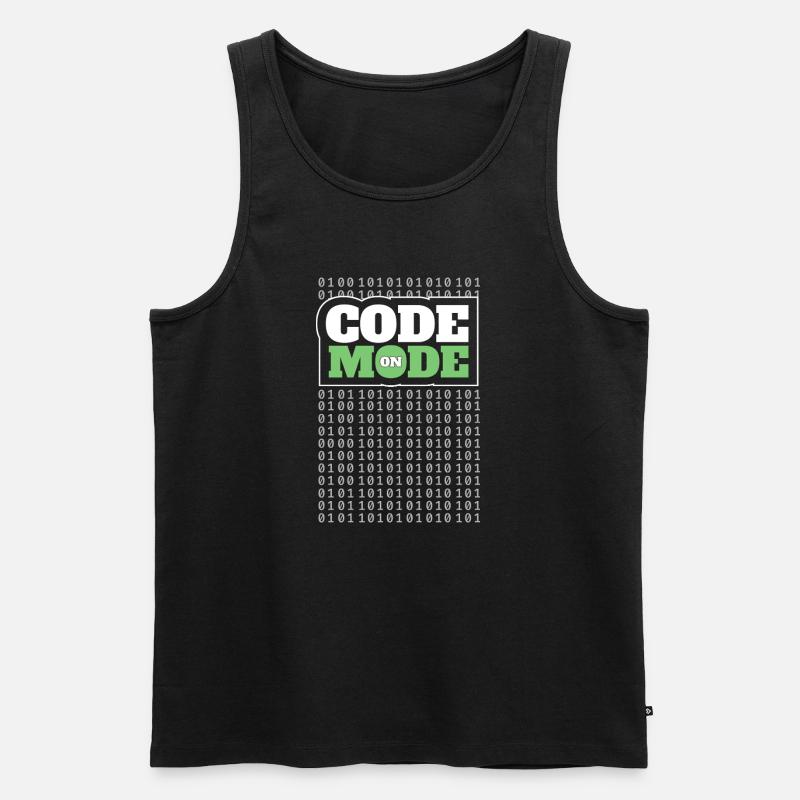 Codemodus An – Programmierung von Softwareentwickler Programmierer - Männer Premium Bio Tank Top - Schwarz