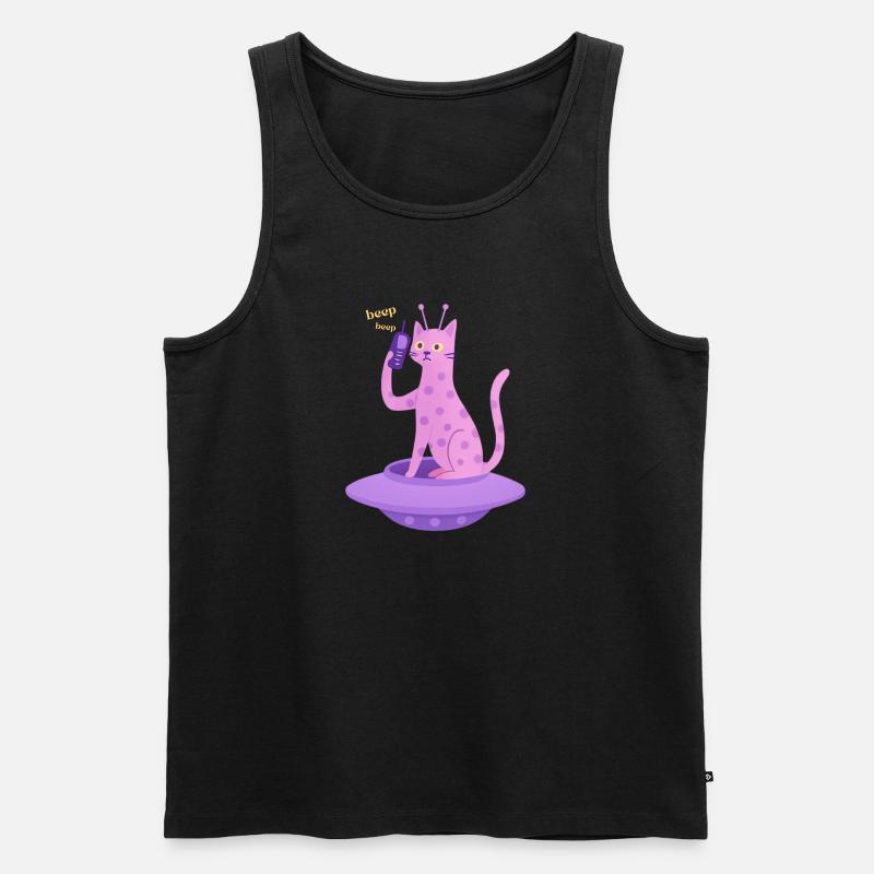 SOFTIE #1 - Männer Premium Bio Tank Top - Schwarz