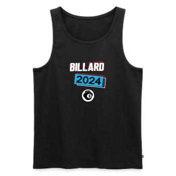 Billard 2024 Billards Billardspieler Poolbillard - Männer Premium Bio Tank Top - Schwarz - Vorne - Michal (187cm)