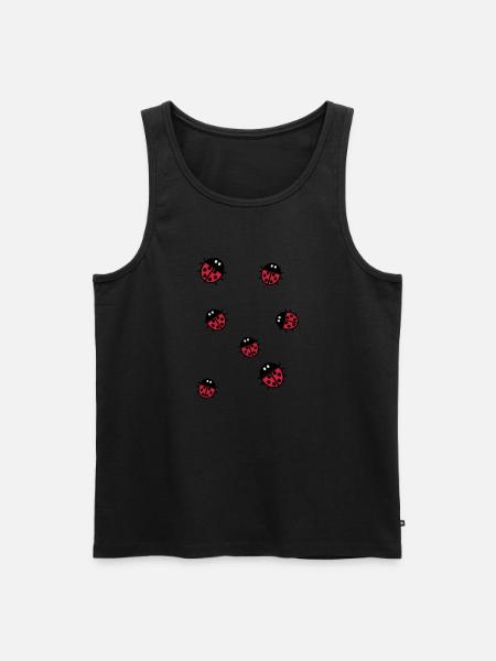 ladybirds - Men's Premium Organic Tank Top - black