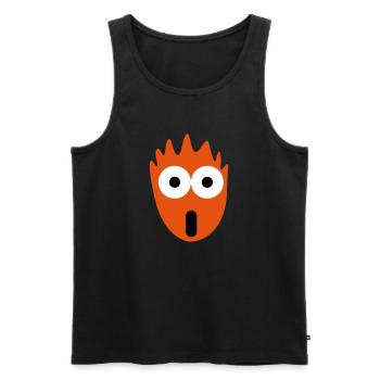 Uberaschung - Männer Premium Bio Tank Top - Schwarz - Vorne - AI Model Male 178 light (178cm)