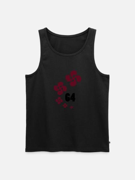 Basque Country 64 - Men's Premium Organic Tank Top - black