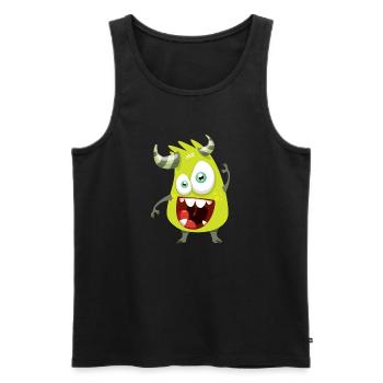 Monstaa Originaals Monster #20 - Men's Premium Organic Tank Top - black - Front - AI Model Male 178 light (178cm)
