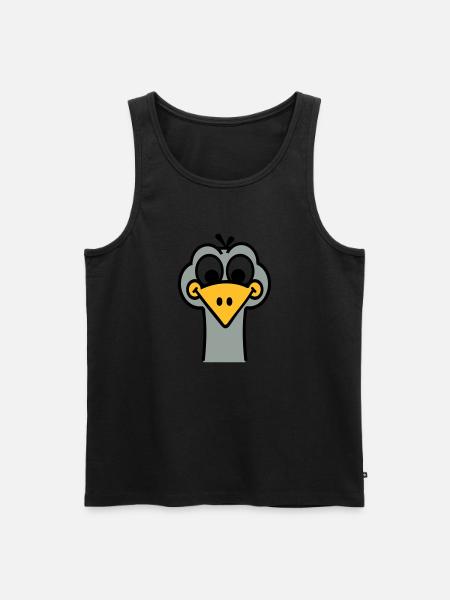 Struts - Premium økologisk Tanktop for menn - svart
