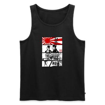 Sunshine Manga - Men's Premium Organic Tank Top - black - Front - AI Model Male 178 light (178cm)