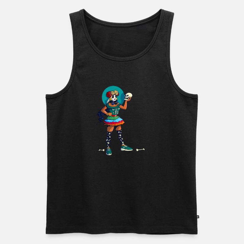 MexikanischMädchen, Hamlet - Männer Premium Bio Tank Top - Schwarz