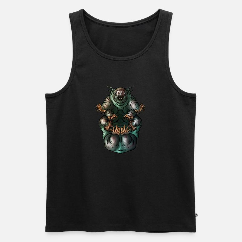 Tardigrade - Männer Premium Bio Tank Top - Schwarz