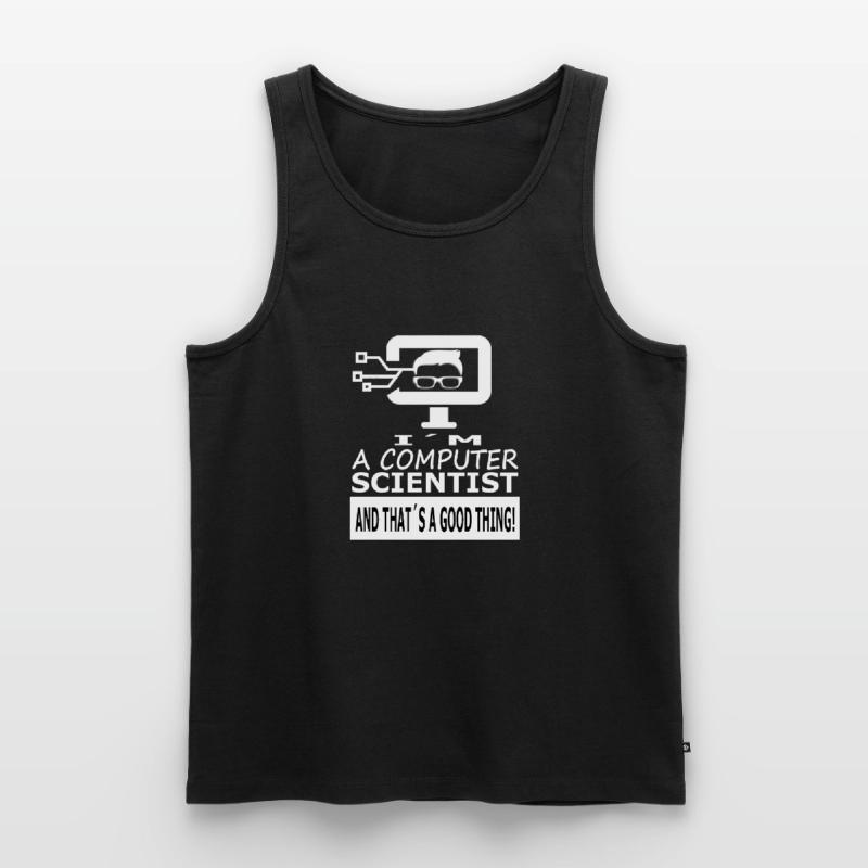 I'm a Computer Scientist Computer Computer Gift Men's Premium Organic Tank Top