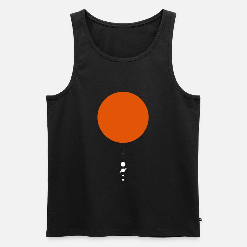Big Sun Solar System - Männer Premium Bio Tank Top - Schwarz