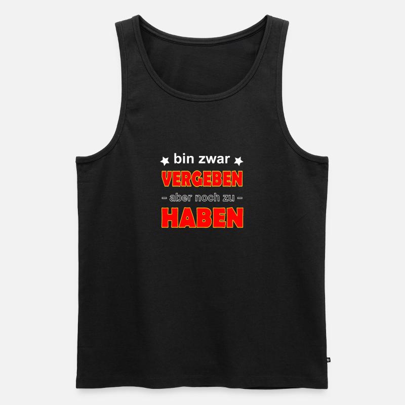 Beziehung Seitensprung - Männer Premium Bio Tank Top - Schwarz