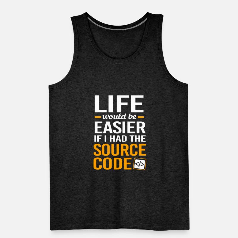 Cybersecurity Cyber Programmierer Hacker Männer Premium Bio Tank Top