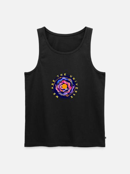 We are the universe - Men's Premium Organic Tank Top - black