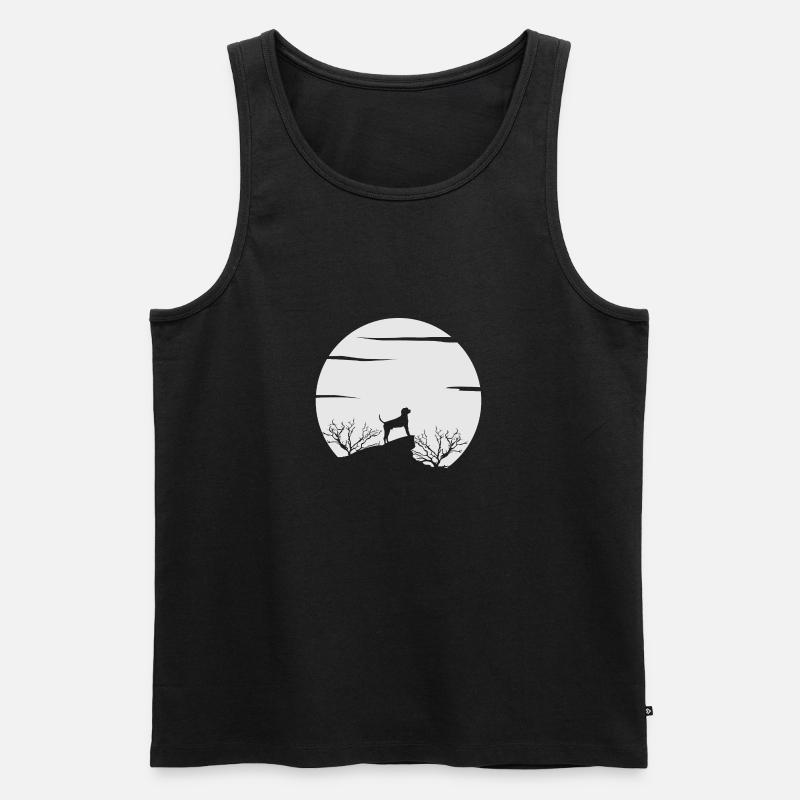 Treeing Walker Coonhound - Débardeur bio Premium Homme - noir