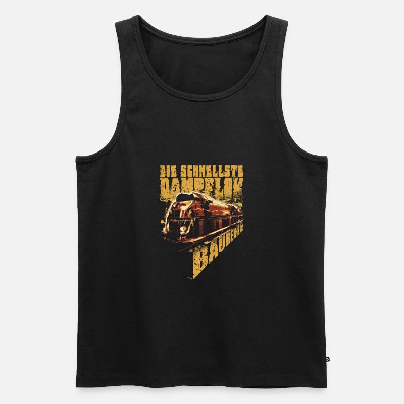 Baureihe 05 - Männer Premium Bio Tank Top - Schwarz