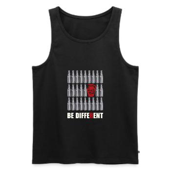 Be different Geschenk Hessisch Hessen Appelwoi - Débardeur bio Premium Homme - noir - Devant - AI Model Male 178 light (178cm)