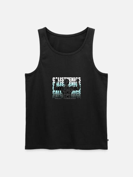Calisthenics - Men's Premium Organic Tank Top - black