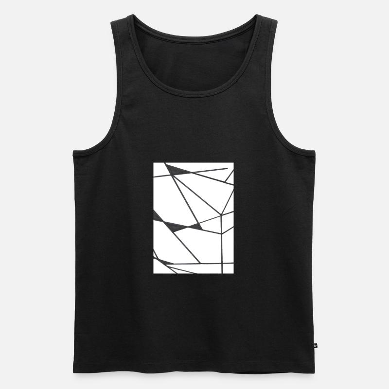 - Sagte ich - Männer Premium Bio Tank Top - Schwarz
