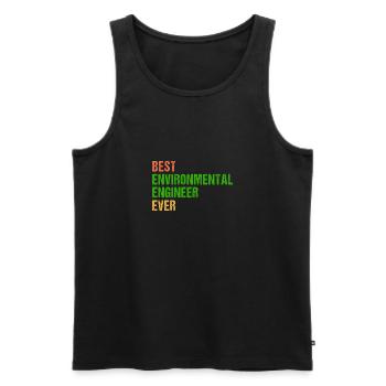 Umweltingenieur Umwelttechnik Engineer Science - Männer Premium Bio Tank Top - Schwarz - Vorne - Michal (187cm)