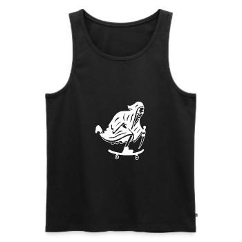 Tod Skater Messer - Männer Premium Bio Tank Top - Schwarz - Vorne - Michal (187cm)