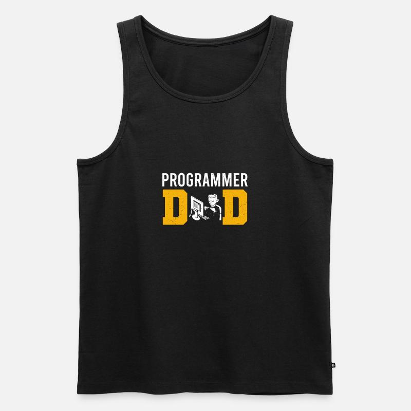 Programmierer Programmierung Informatik Computer - Männer Premium Bio Tank Top - Schwarz