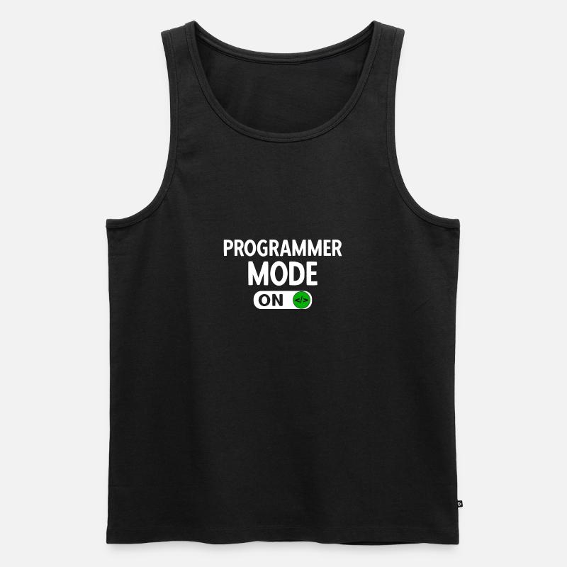 Programmierer Programmierung Informatik Computer - Männer Premium Bio Tank Top - Schwarz
