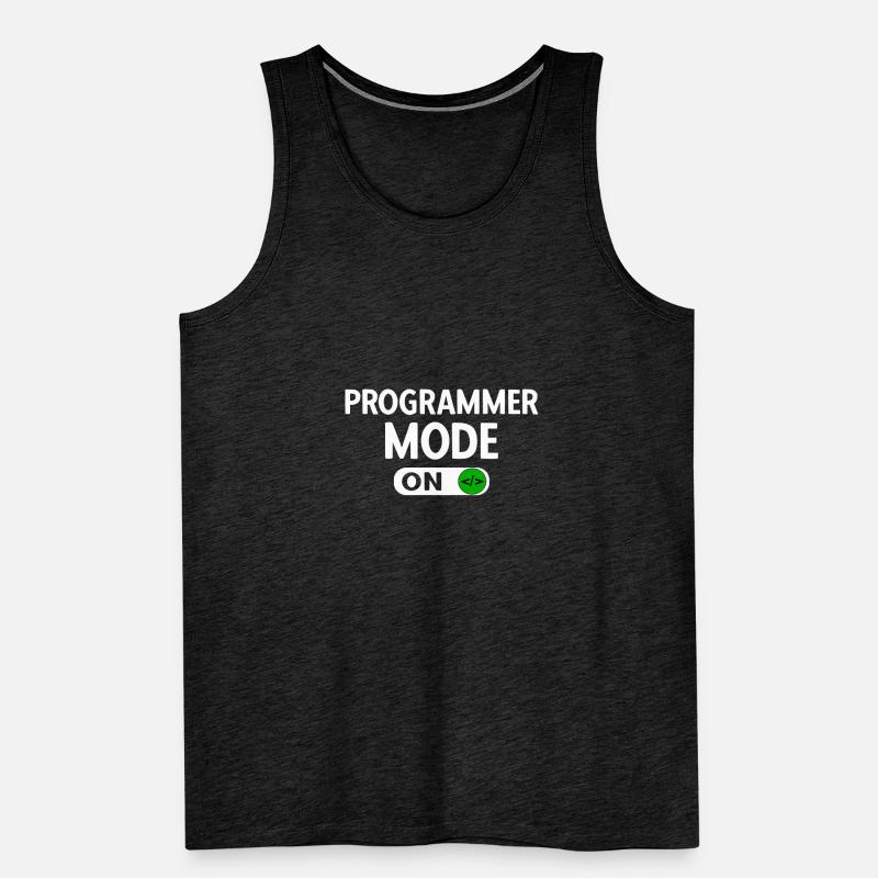 Programmierer Programmierung Informatik Computer Männer Premium Bio Tank Top