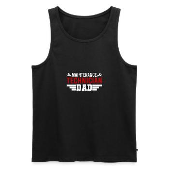 Instandhaltung Techniker Instandhaltung Ingenieur - Männer Premium Bio Tank Top - Schwarz - Vorne - Michal (187cm)