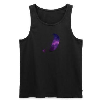 Paragliding Gleitschirmflieger Pilot Weltraum Spac - Männer Premium Bio Tank Top - Schwarz - Vorne - AI Model Male 178 light (178cm)