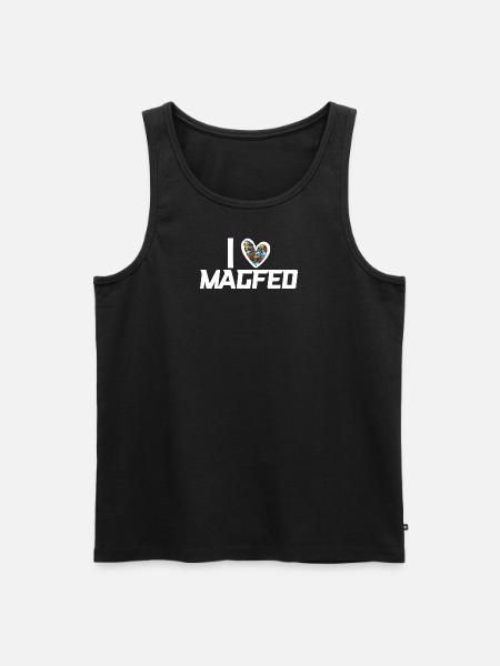 iLoVeMagfed - Men's Premium Organic Tank Top - black