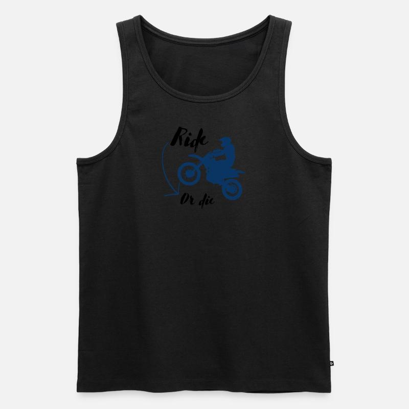 Ride or Die Merchandise - Männer Premium Bio Tank Top - Schwarz