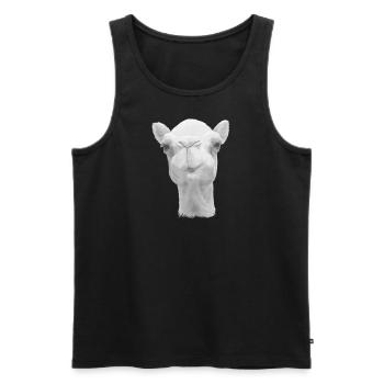 Camel Art Desert Animal Camel Lover - Männer Premium Bio Tank Top - Schwarz - Vorne - AI Model Male 178 light (178cm)