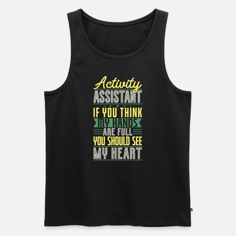 Activity Assistant Appreciation - Männer Premium Bio Tank Top - Schwarz