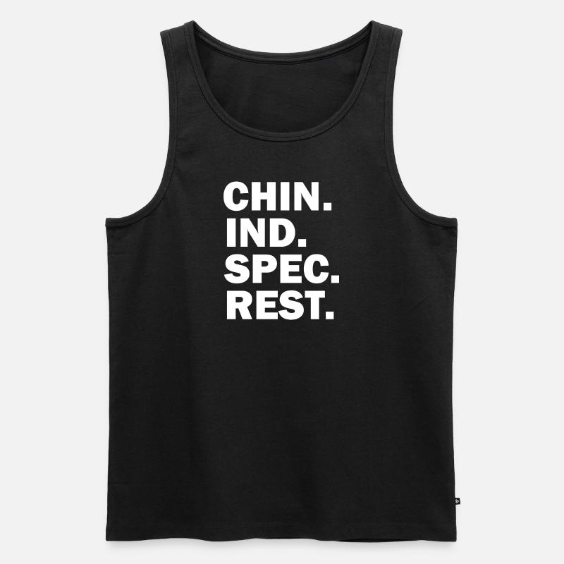 Klassisches, beliebtes Design - Männer Premium Bio Tank Top - Schwarz