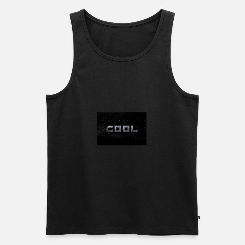 COOL einfach COOL - Männer Premium Bio Tank Top - Schwarz