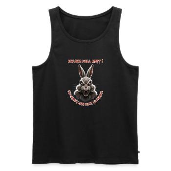 I'm really nice. I just can't show it like that. - Men's Premium Organic Tank Top - black - Front - AI Model Male 178 light (178cm)