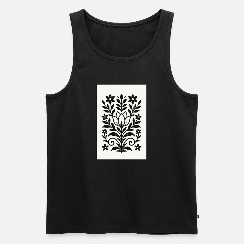 RayPay Eclipse - Männer Premium Bio Tank Top - Schwarz