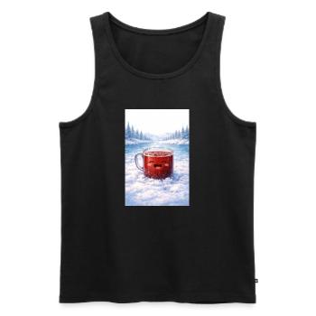 Gifts of the Far North - Mors - Men's Premium Organic Tank Top - black - Front - Michal (187cm)