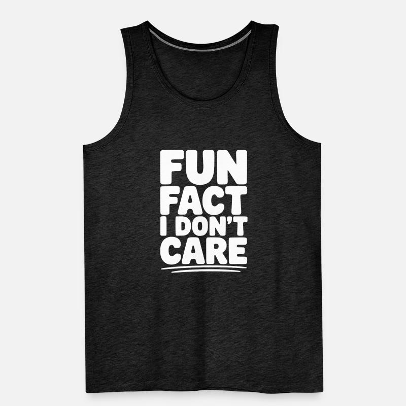 Fun Fact: Mir ist das egal Männer Premium Bio Tank Top