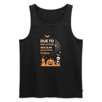 Halloween Inflation Mon Costume - Débardeur bio Premium Homme - noir - Devant - Michal (187cm)