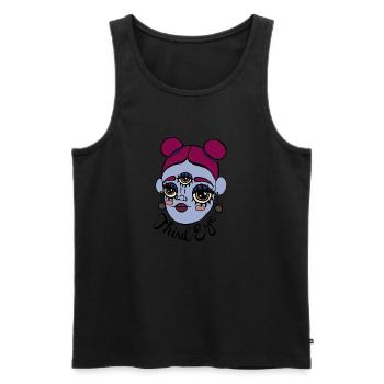 Third eye - Men's Premium Organic Tank Top - black - Front - AI Model Male 178 light (178cm)