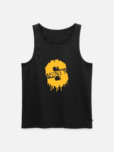 Money Graffiti - Men's Premium Organic Tank Top - black