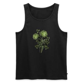 Butterfly - Men's Premium Organic Tank Top - black - Front - Michal (187cm)